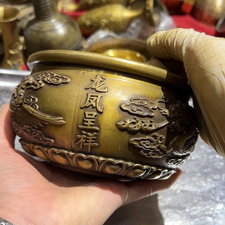 H*C微瑕疵黄铜摆件工艺品