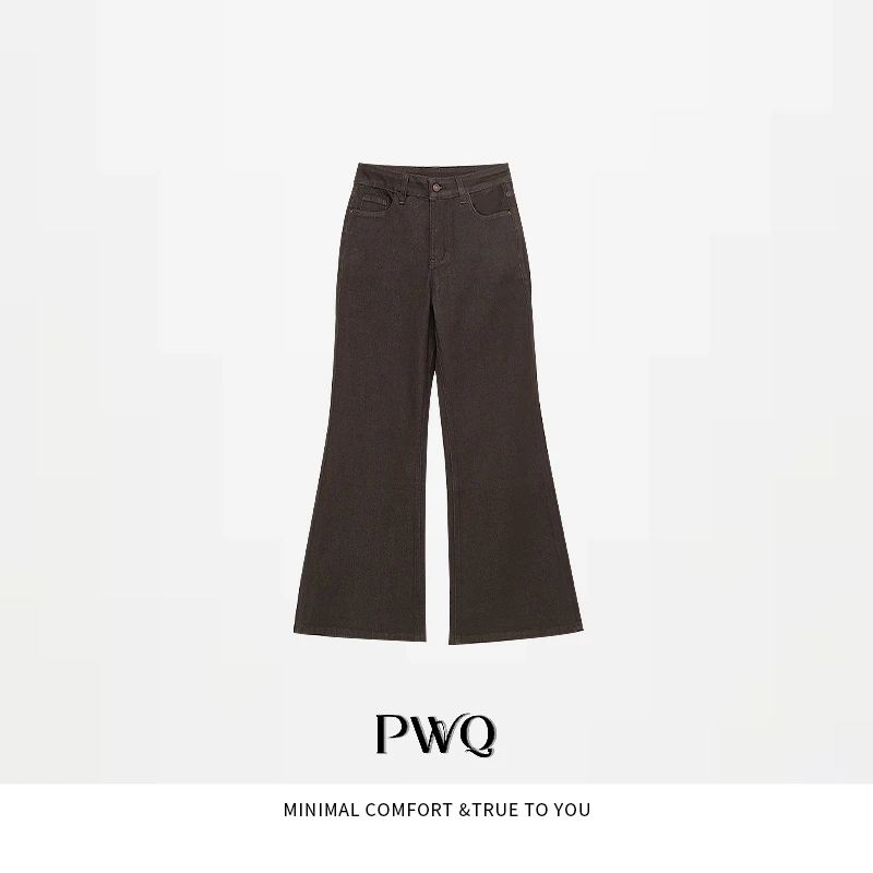 【修腿裤】休闲裤棉直筒阔腿喇叭裤ZZ-25101615-QK