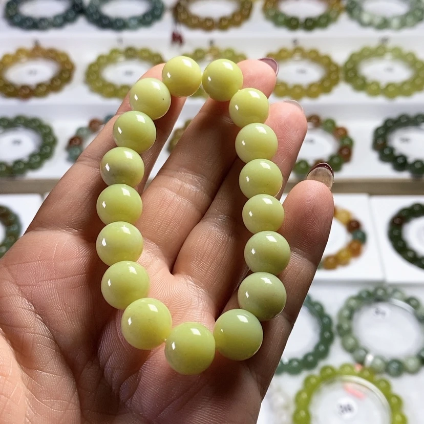 【闪购商品】未镶嵌岫玉手链卡12