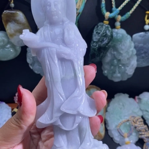 【闪购商品】颈饰未镶嵌翡翠观音