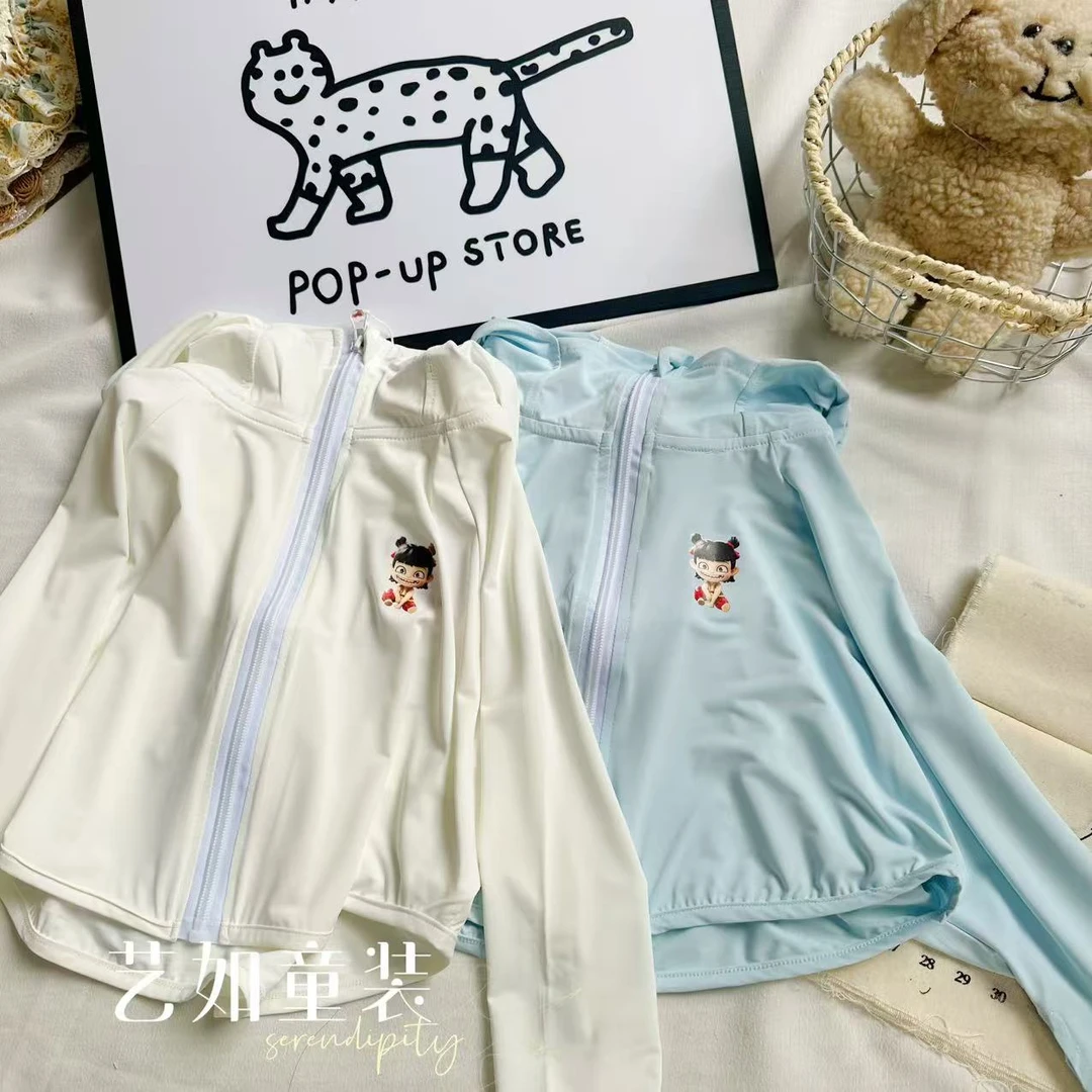 番茄家*【夏日保护罩】夏季上新哪吒长袖轻薄凉感防晒衣D-W923