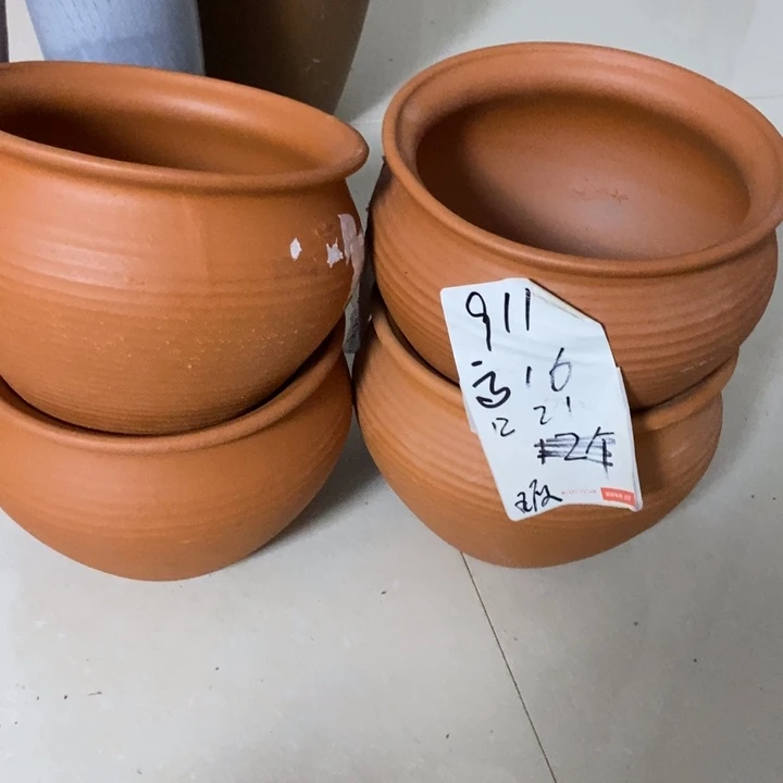 粗陶红陶绿植花盆911
