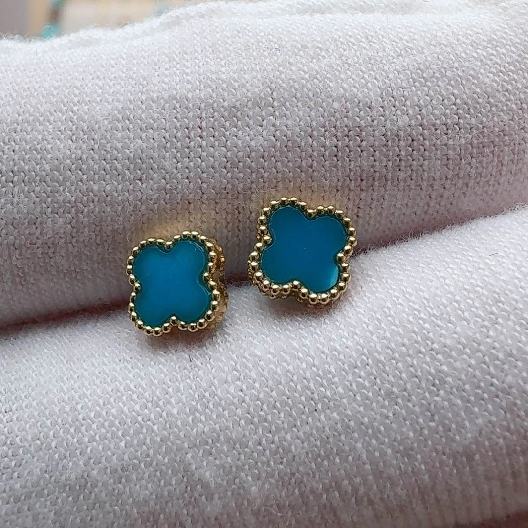 绿松石珠宝奇石18K金镶嵌