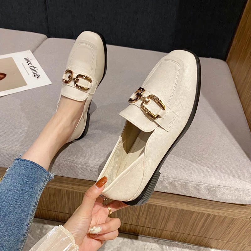 乐福鞋英伦风小皮鞋软底单鞋休闲鞋女鞋瑕疵特价处理2025年