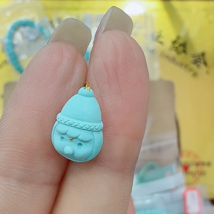 绿松石18K金镶嵌珠宝奇石