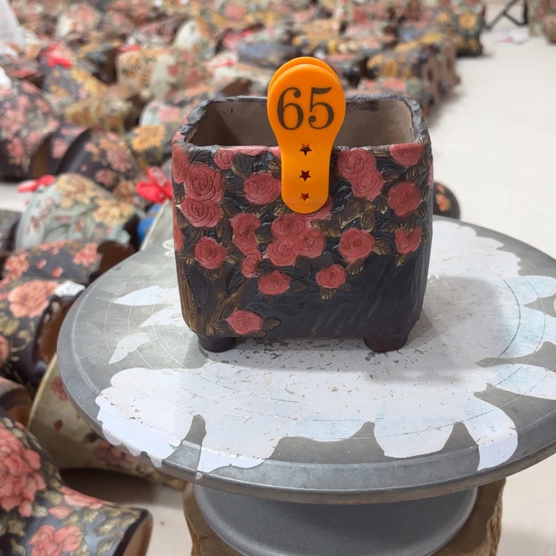 卿***卿紫砂花盆陶瓷多肉花盆瑕疵