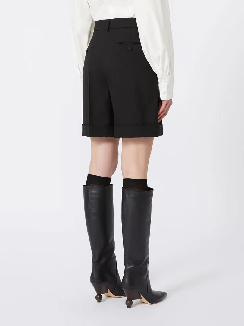 未使用 MaxMara weekend系列25款秋冬羊毛西装短裤 BUSSOLA
