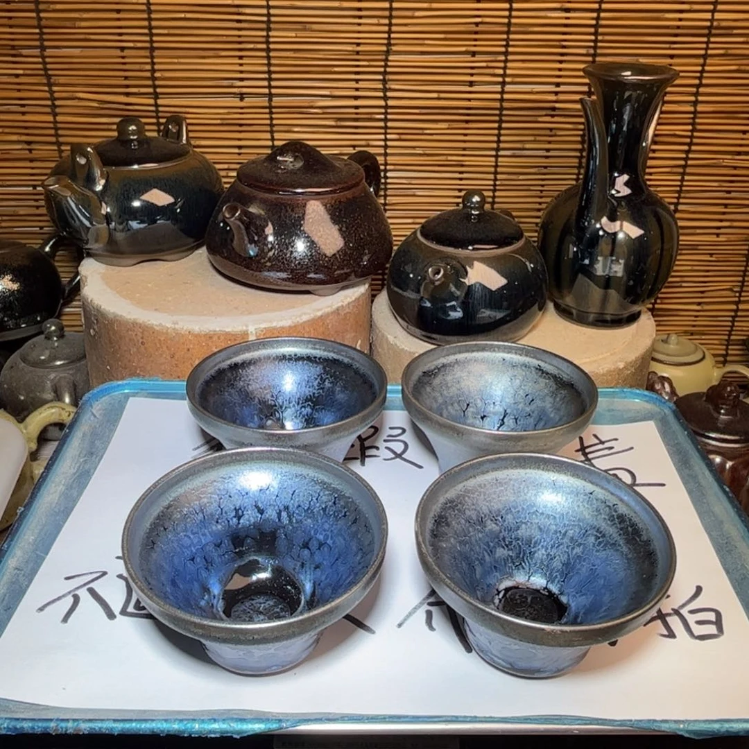 茶盏建窑建盏 微瑕作品