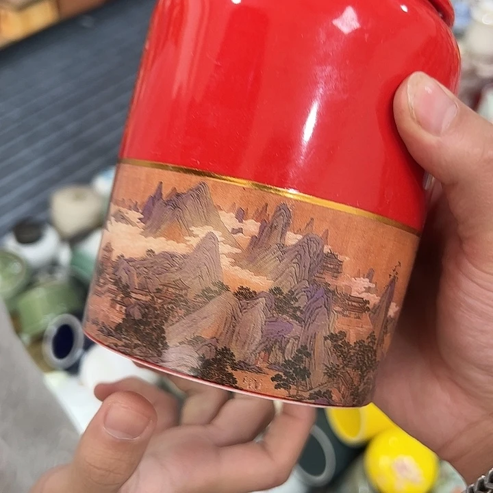 茶叶罐陶瓷家用储物罐瑕疵品介意勿拍
