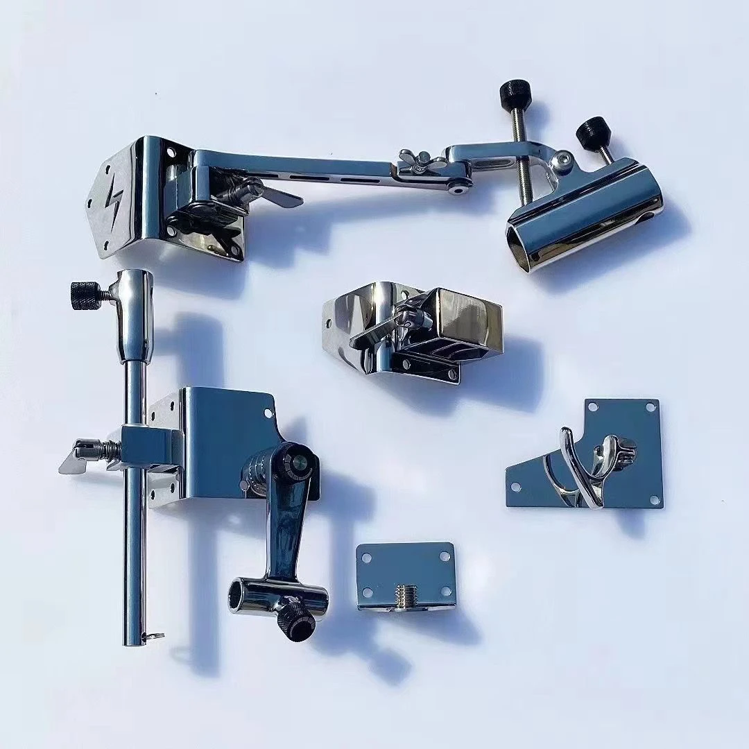 不锈钢万向拐角炮台支架加厚包角钓箱配件直角斜角五件套通用渔具