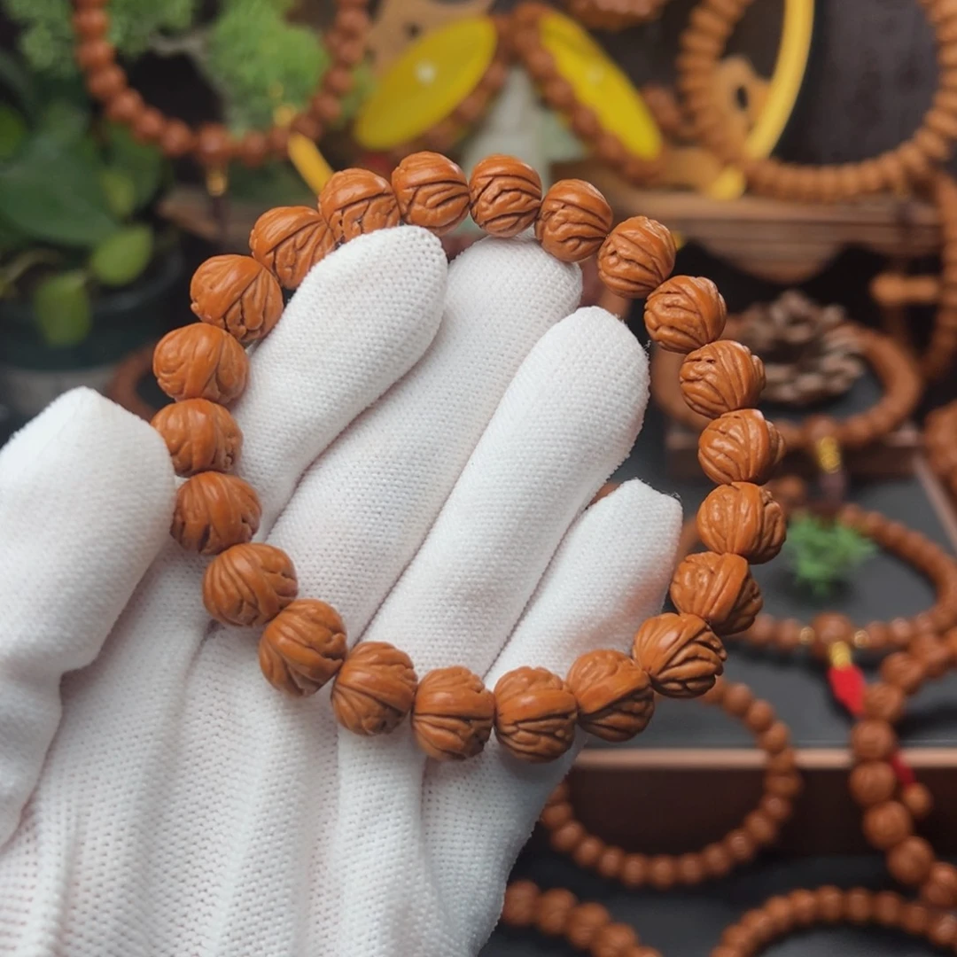 吊坠桃核1.2火麒麟手串