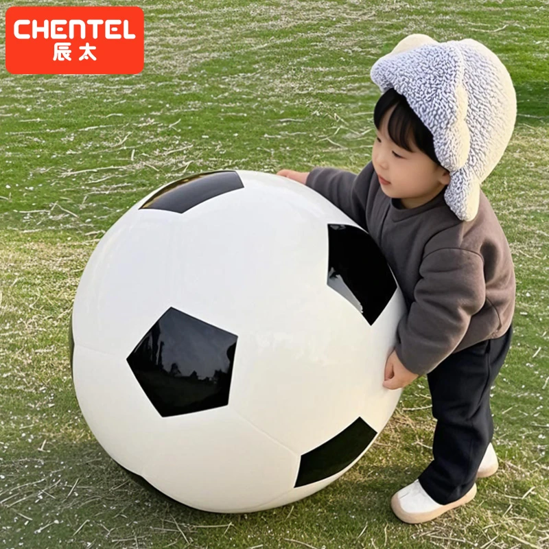 趣味大足球宝宝瑜伽球草地互动高承重超大亲子互动球