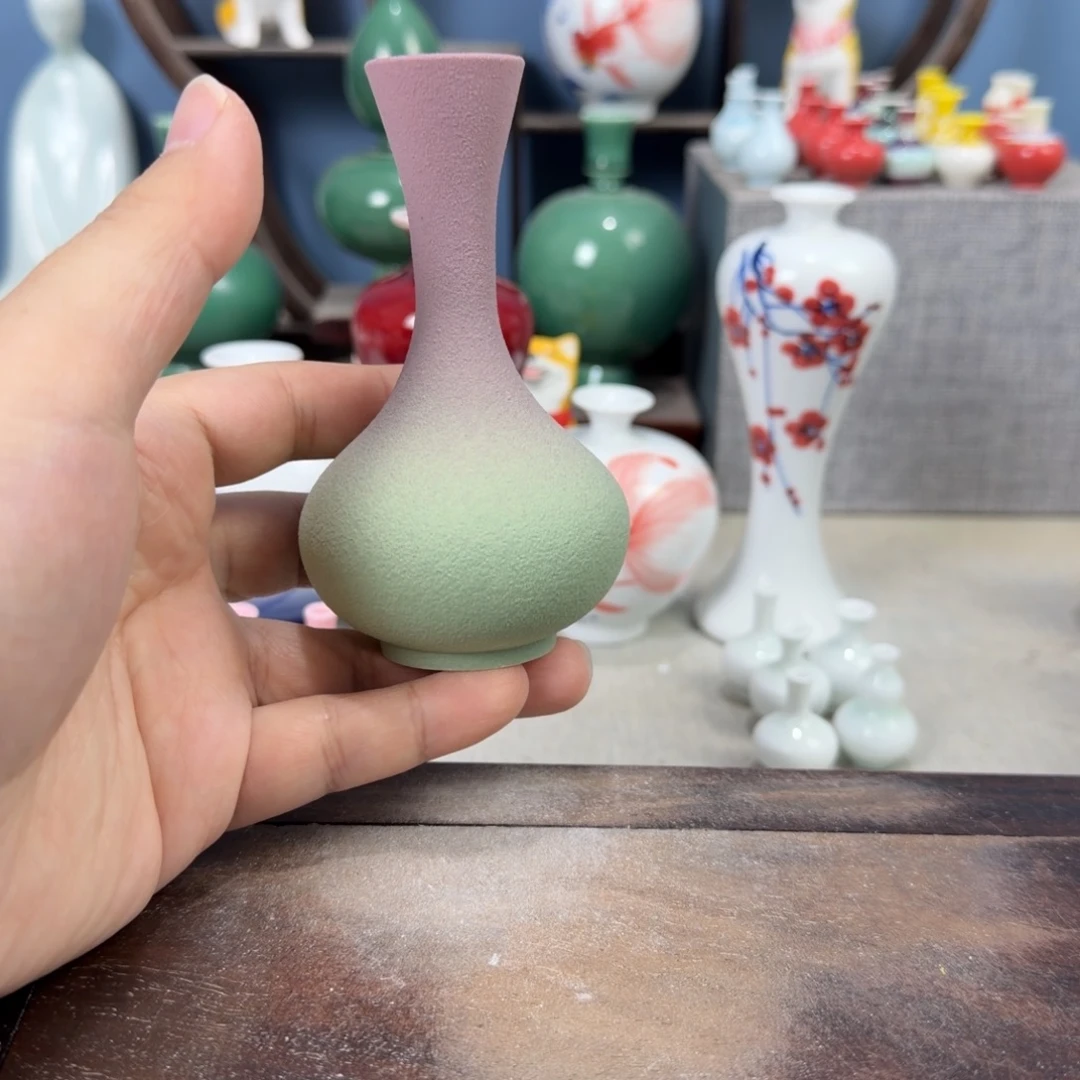 陶瓷手工小花器摆件