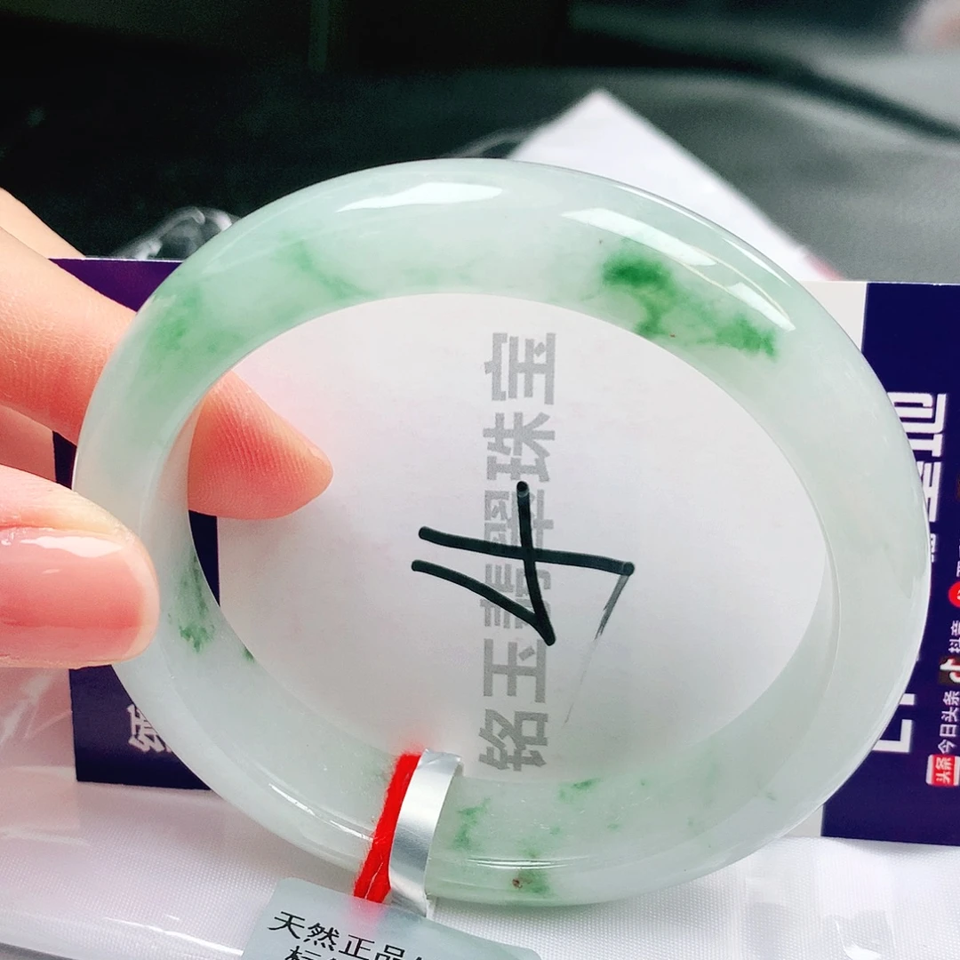 翡翠未镶嵌手镯缅甸天然a货翡翠手镯