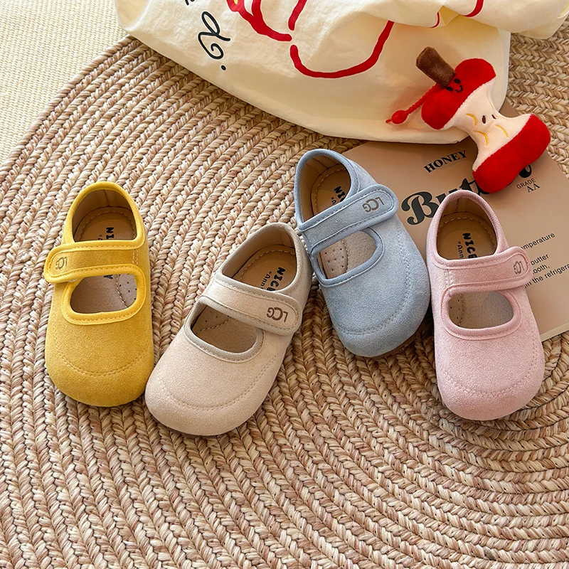 法式复古女孩甜美泡芙鞋春秋女童玛丽珍皮鞋女宝圆头软底百搭单鞋