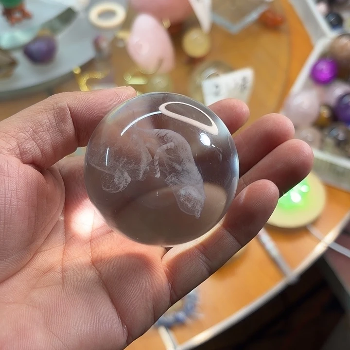 未镶嵌水晶摆件天然水晶球