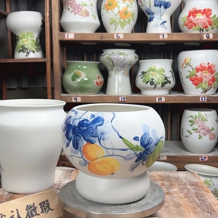 摆件1户新款陶瓷大