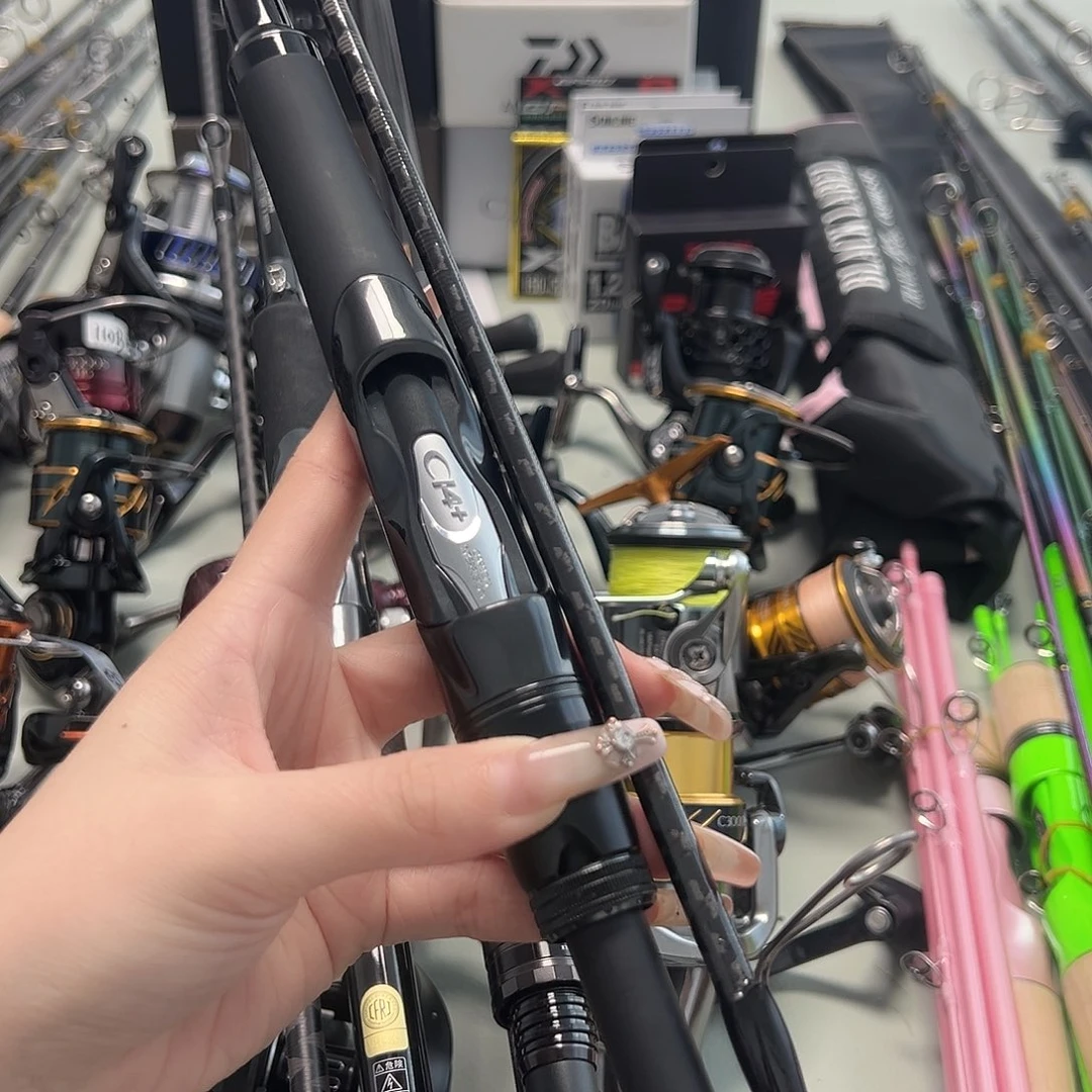 用***4碳素3.8m2.9直柄路亚竿