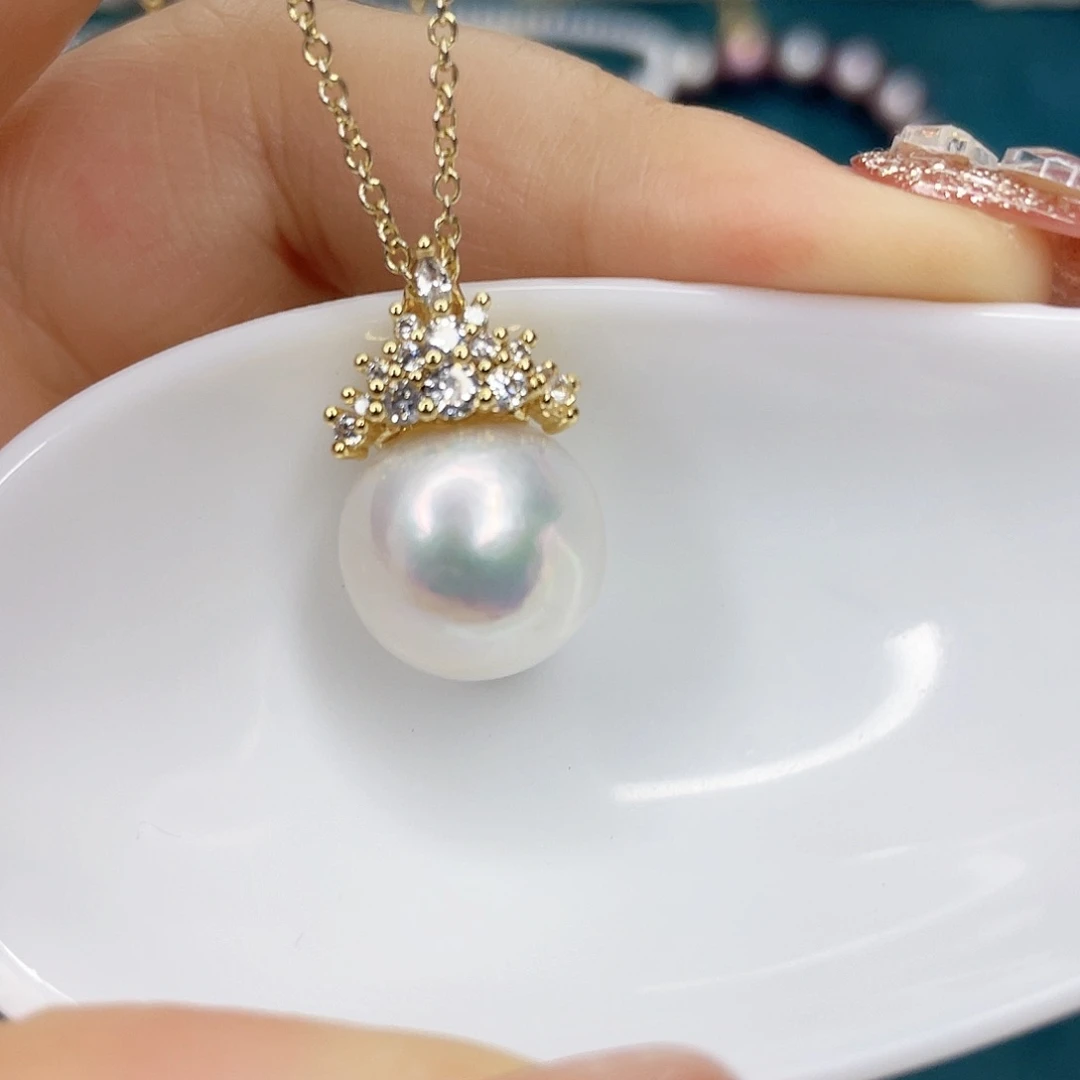 淡水珍珠未镶嵌吊坠(赠链)