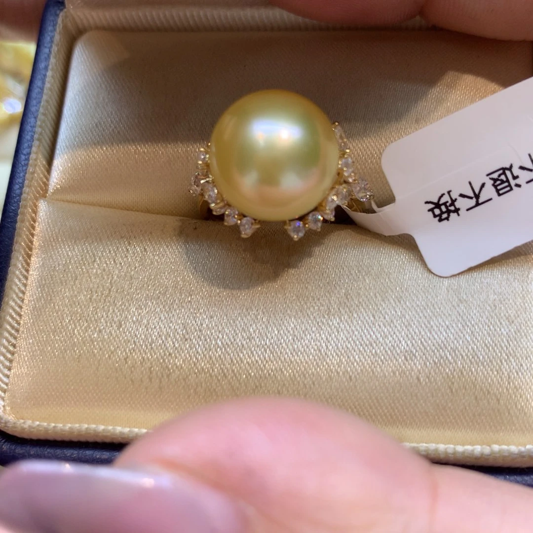 未镶嵌戒指海水珍珠