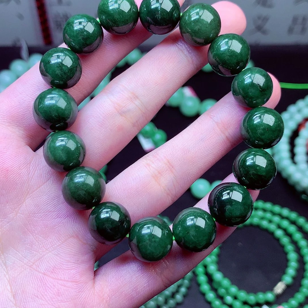 翡翠未镶嵌毛衣链