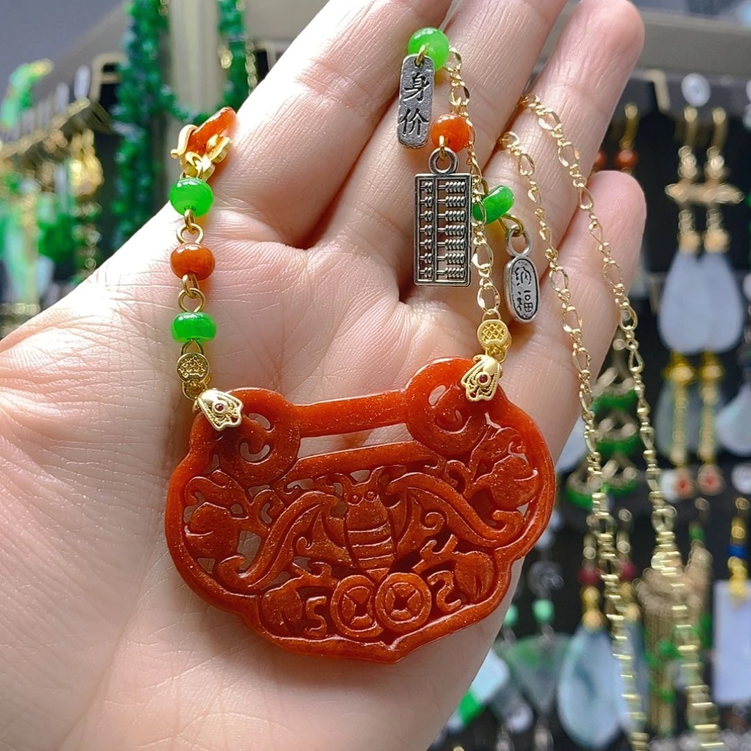 颈饰未镶嵌翡翠翡翠