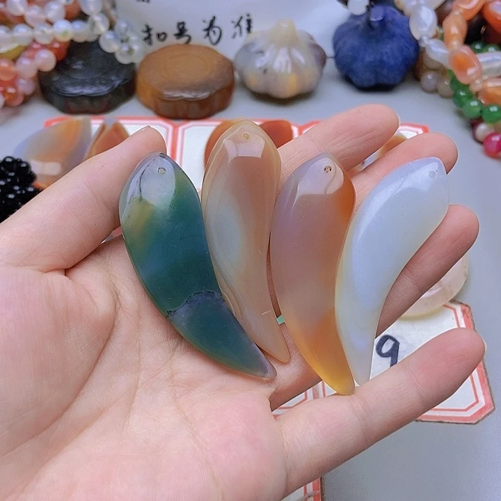 【闪购商品】未镶嵌玛瑙/玉髓珠宝半成品梦*