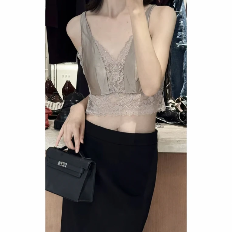 《升级美背》秋款250029 时尚蕾丝拼接性感防下垂舒适背心