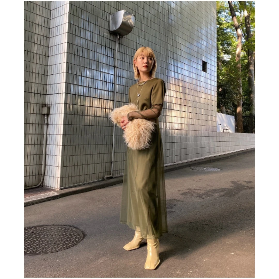 【Takumi】 秋季新款 代 薄纱亲肤质感气质轻奢风三件套