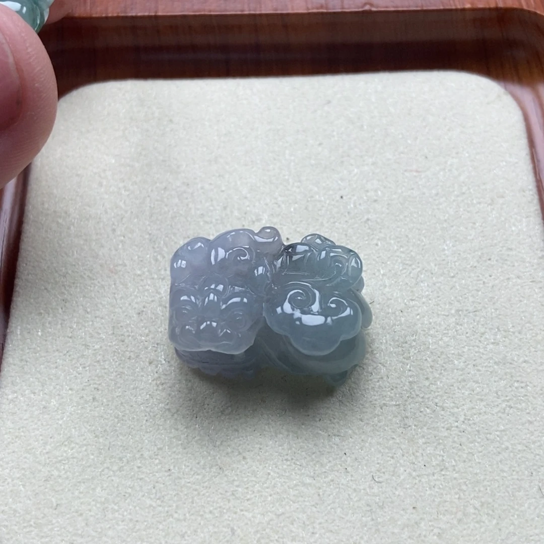 加***~翡翠未镶嵌颈饰霸王貔貅手链