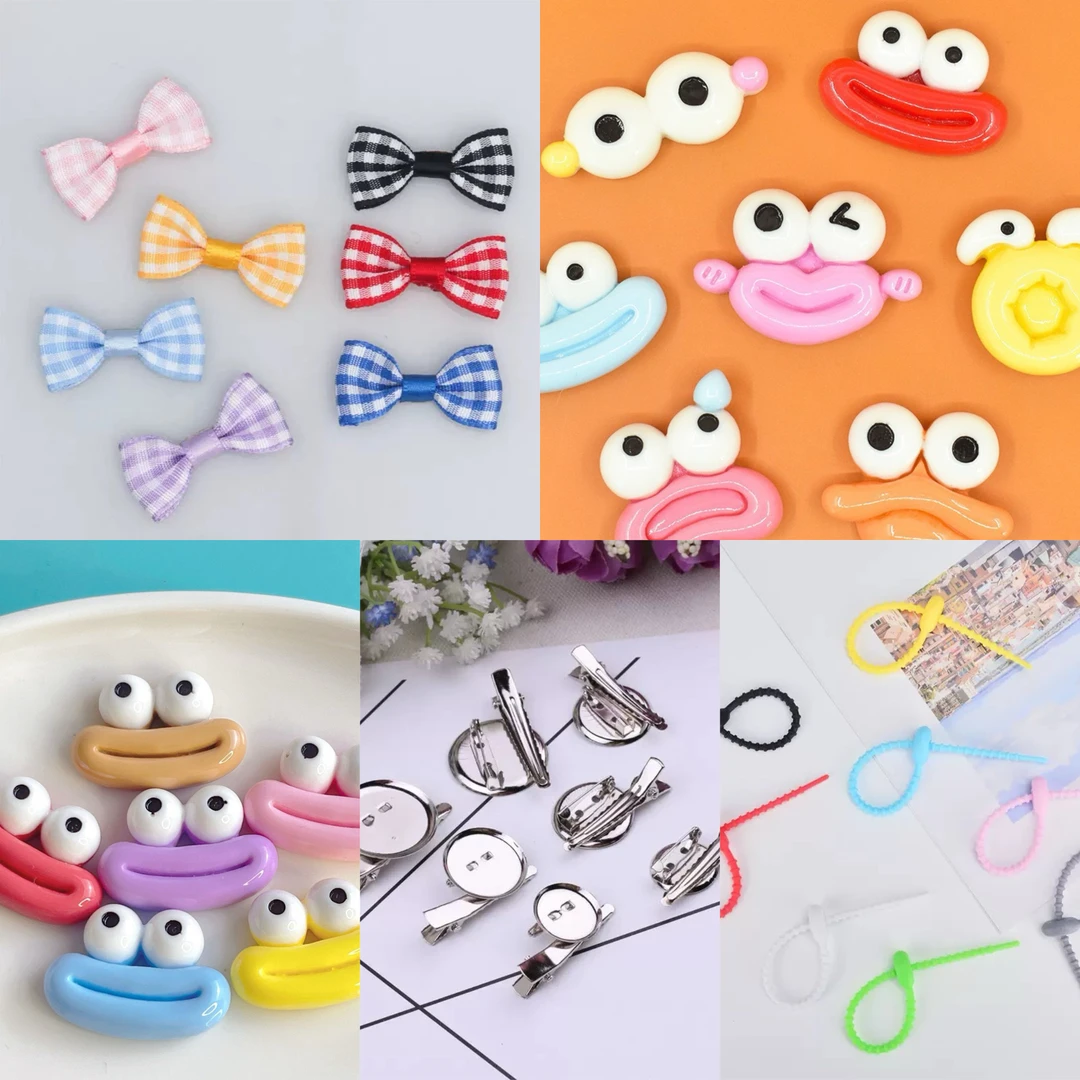 可爱树脂表情丑萌丑小姐胸针情绪挂件摆件手工DIY材料包扭扭棒