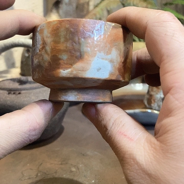 摆件手工高温原矿窑变
