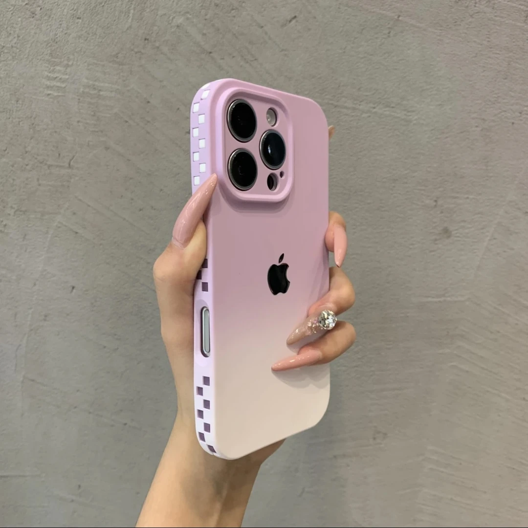 新款高级纯色肤感适用苹果17手机壳iPhone16promax简约14女13软12