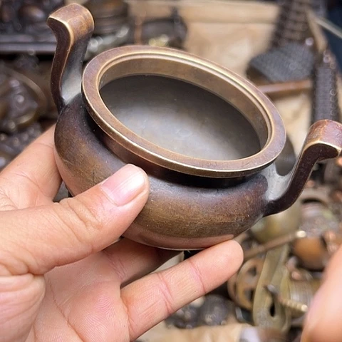 铜制工艺把玩摆件