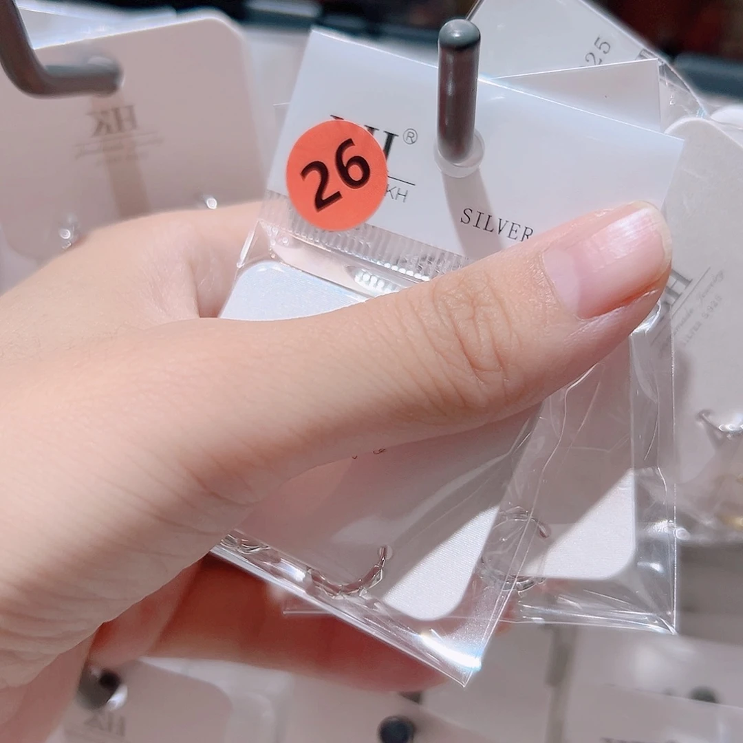 锆石纯铜合金耳环