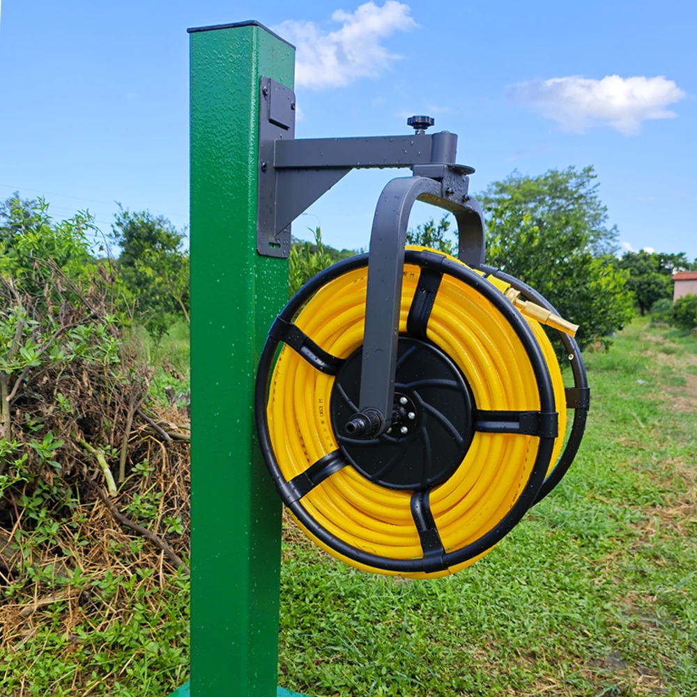 万向户外旋转收纳轮盘家用高压浇花防爆管软管PVC清洗便捷收管器