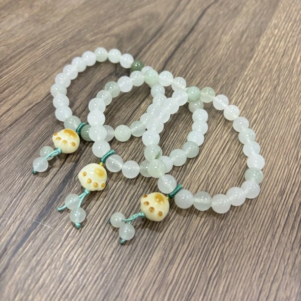 天山翠手串（发一个，多样性发货）猫爪菩提坠渐变民族风古风玉手串