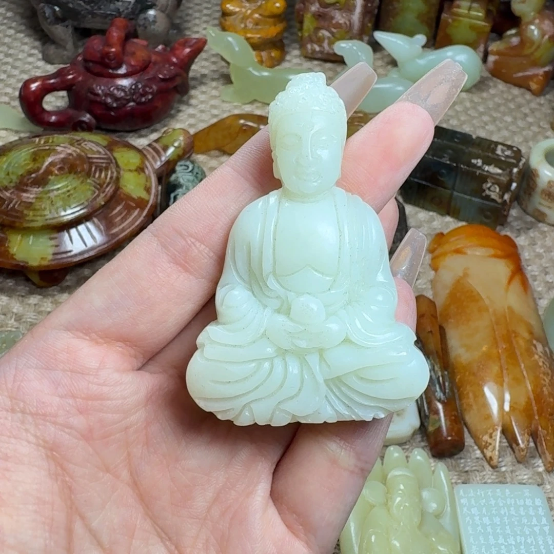 白玉菩提吊坠挂件