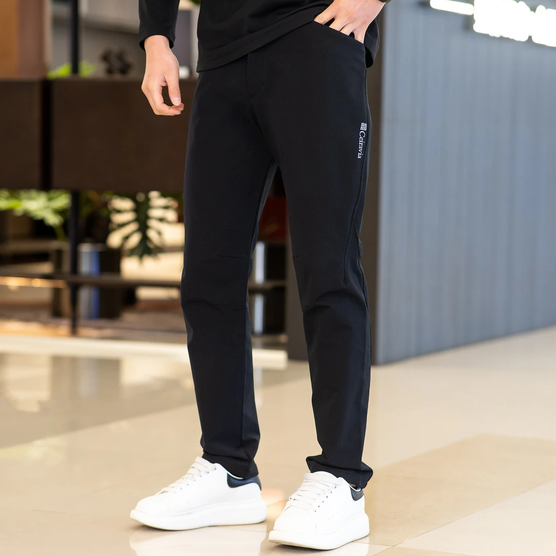 KM-001/高端潮男士休闲裤百搭修身户外运动时尚舒适男裤保暖