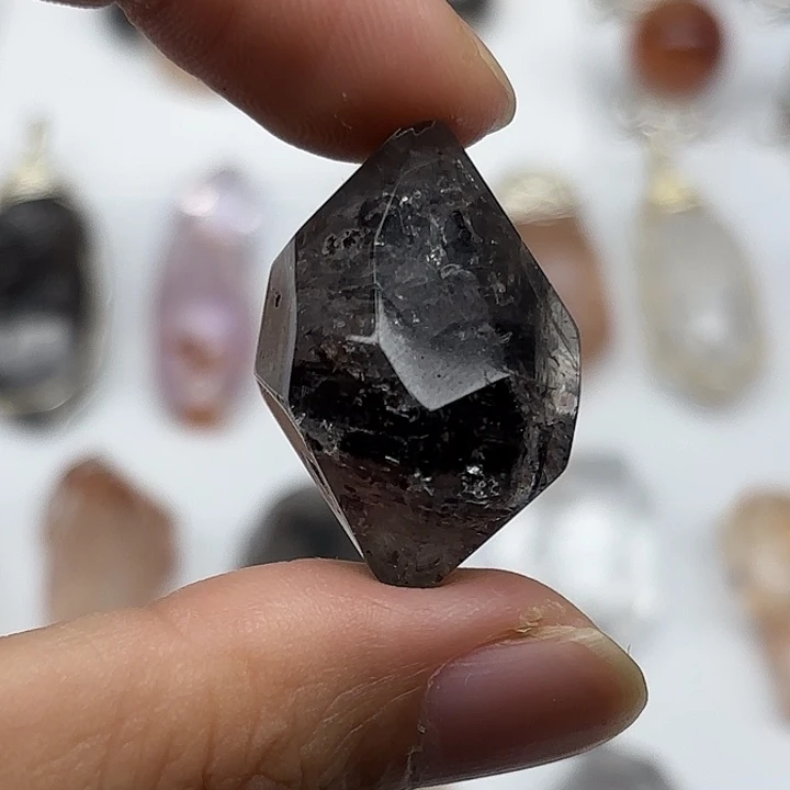 颈饰未镶嵌水晶黑武士闪灵钻30mm+