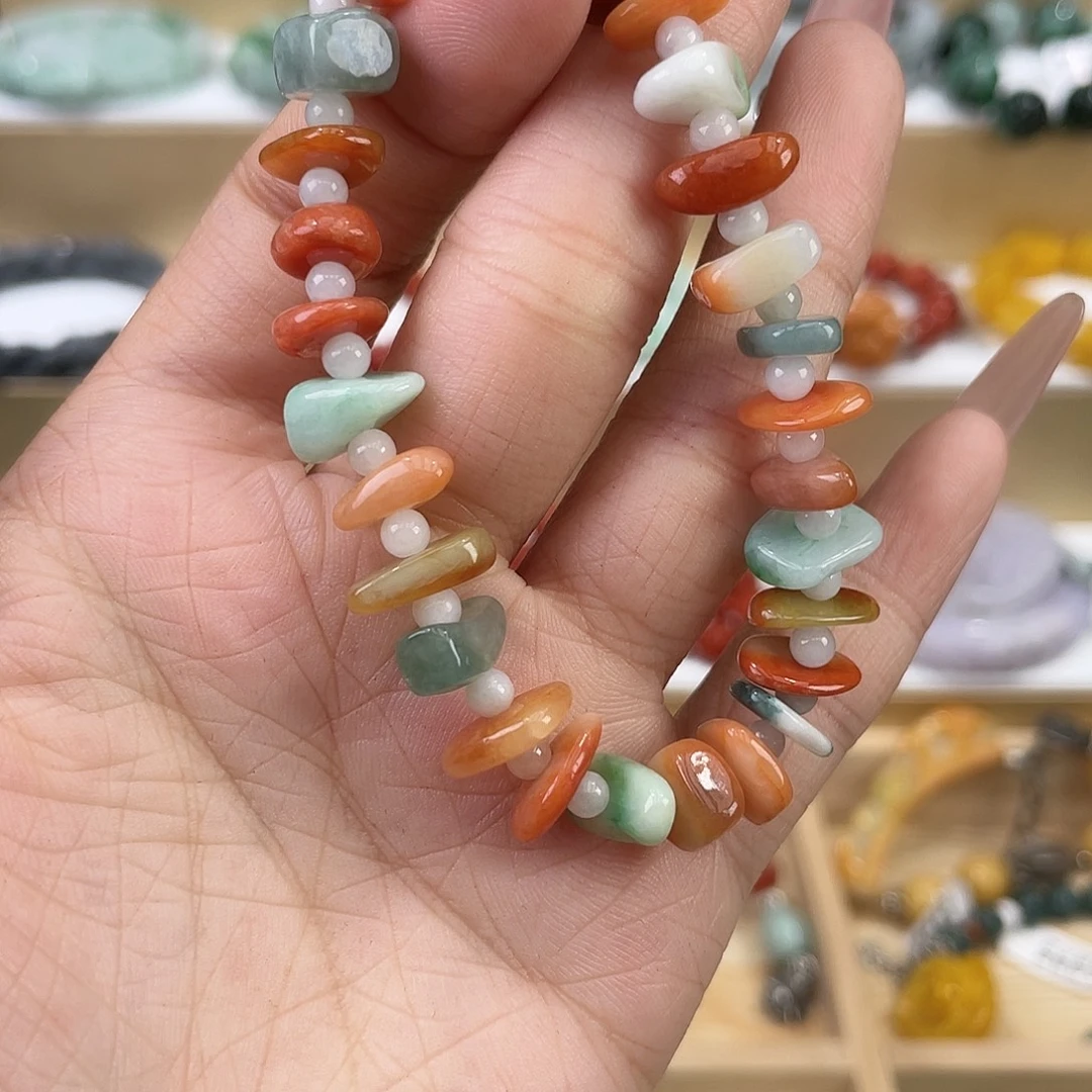 翡翠未镶嵌手链手链