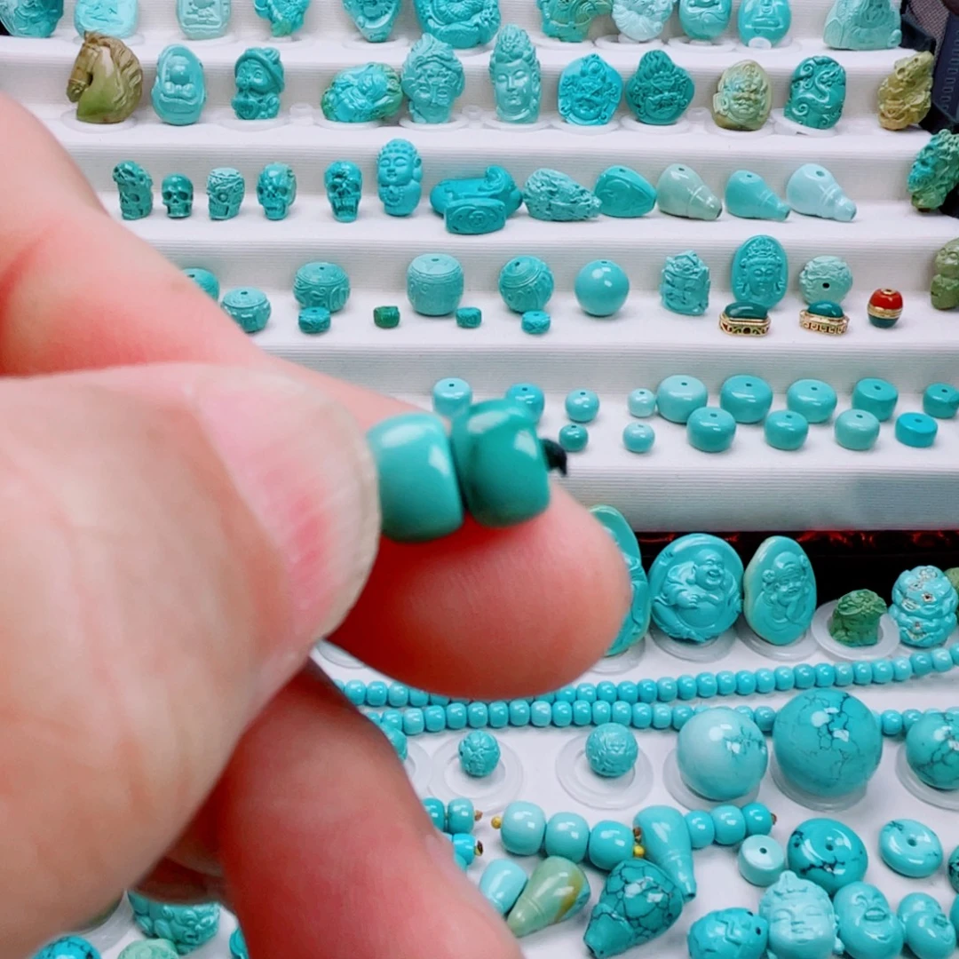 绿松石未镶嵌吊坠(不含链)