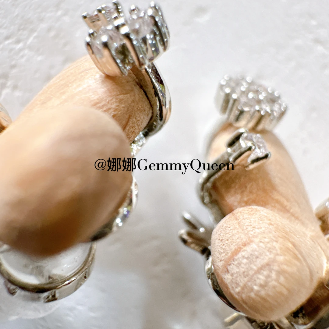 铜合金合成锆石耳饰 娜娜GemmyQueen耳环GQ07499