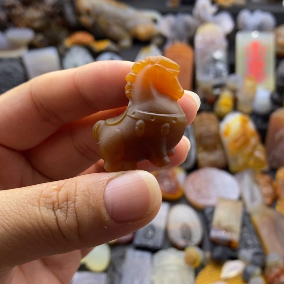 玛瑙/玉髓颈饰未镶嵌若**寒