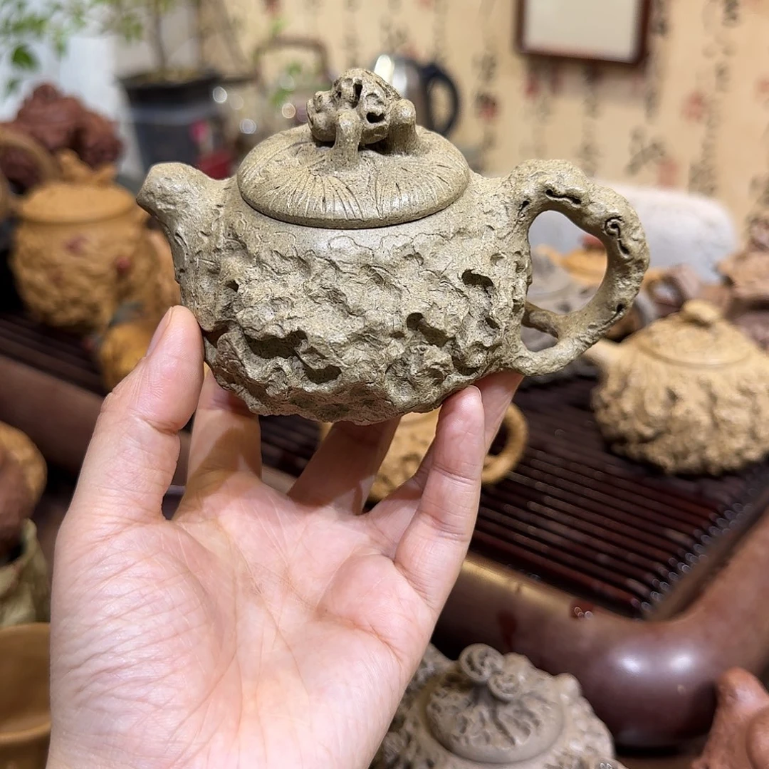 紫砂茶壶青段供春紫砂