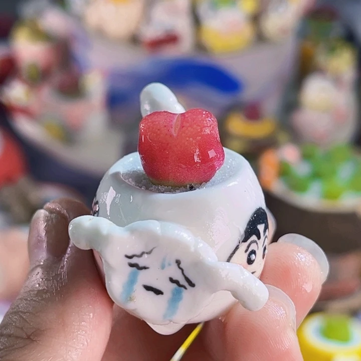 021手工盆红宝石连盆带土包邮