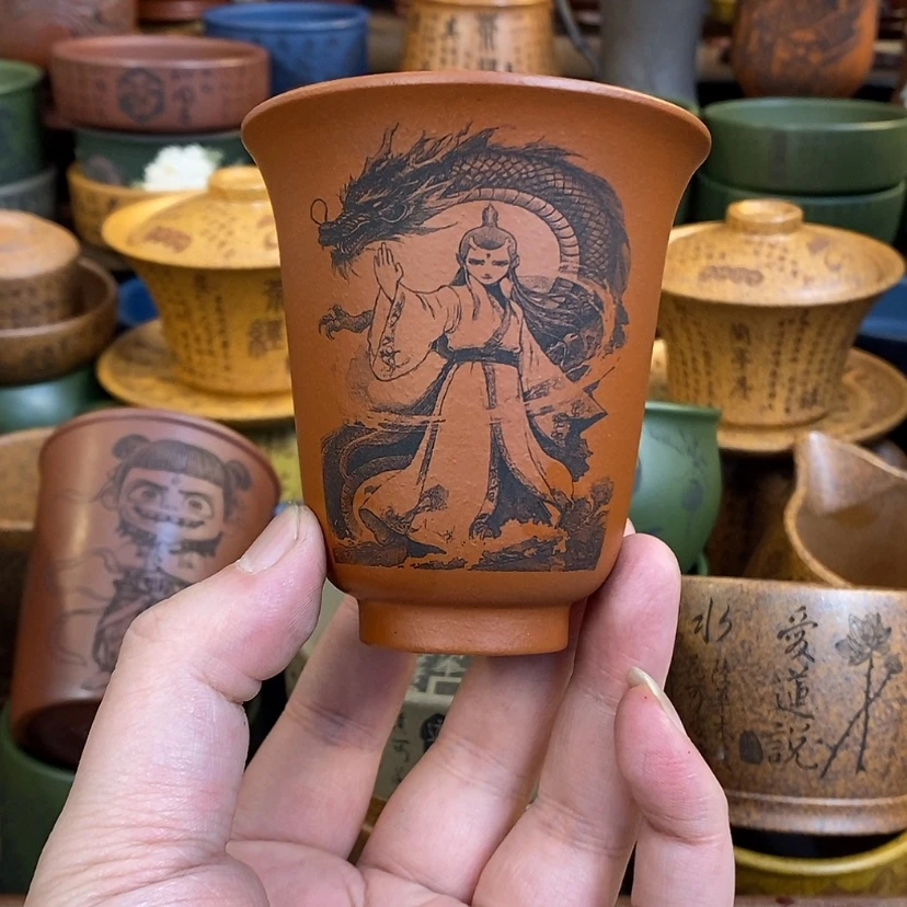 【闪购商品】紫砂杯子宜兴全手工紫砂杯