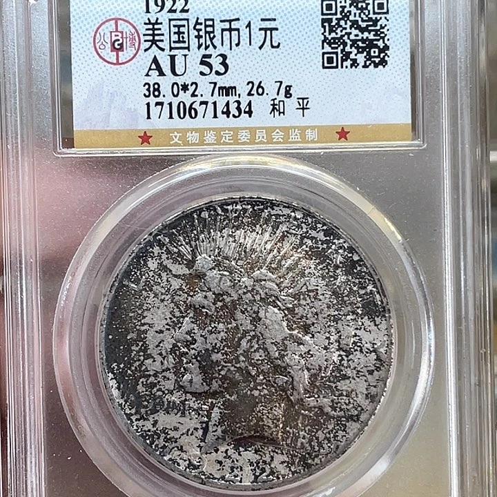 银古钱币一枚图片品相