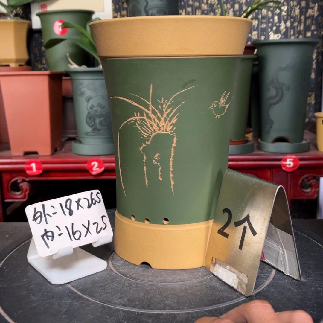 紫砂花盆紫砂花盆
