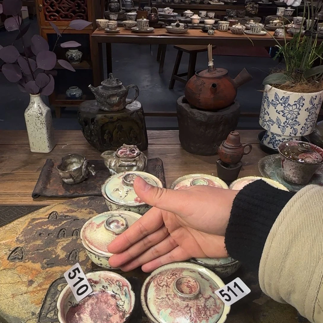 瓷片初****风景德镇手作器物